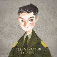 手绘情侣头像一对两张 微风吹起我好爱你