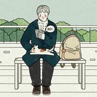 手绘情侣头像一对两张 微风吹起我好爱你