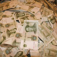 金钱头像图标 炫富装X钞票图片头像