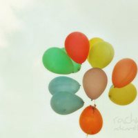 好看的唯美带气球的头像图片