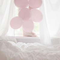 好看的唯美带气球的头像图片