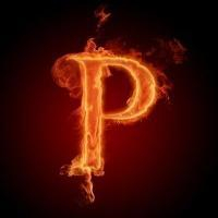 带火焰的26个字母微信头像