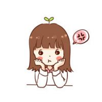 卡通男女生简易头像 简头简爱