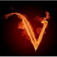 带火焰的26个字母微信头像