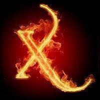 带火焰的26个字母微信头像