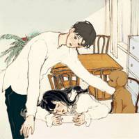 唯美漫画情侣头像 怦然心动的爱情