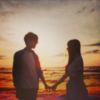 唯美风景情侣头像