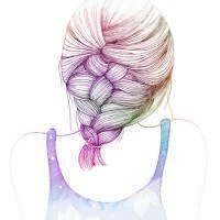 微信头像女生卡通手绘,好看的手绘动漫女生微信头像图片