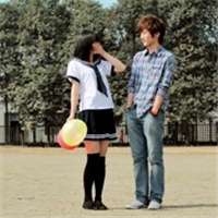 校园校服情侣头像两人两张