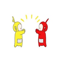 一男一女分开的动漫情侣头像图片