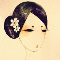 女生头像复古 高姿态复古冷艳女生