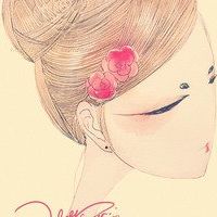 女生头像复古 高姿态复古冷艳女生