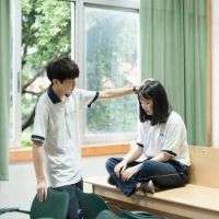 校园校服情侣头像两人两张