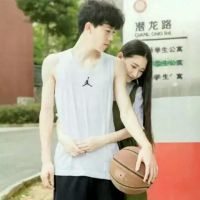 校园校服情侣头像两人两张