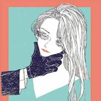 一男一女分开的动漫情侣头像图片