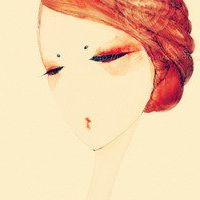 女生头像复古 高姿态复古冷艳女生