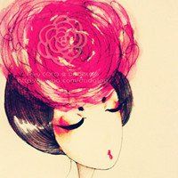 女生头像复古 高姿态复古冷艳女生