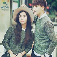 时尚男女情侣头像 贴着你的温暖