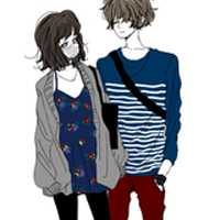 动漫头像情侣一张两人