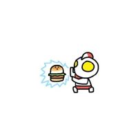 白底有小卡通图案的头像