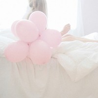 好看的唯美带气球的头像图片