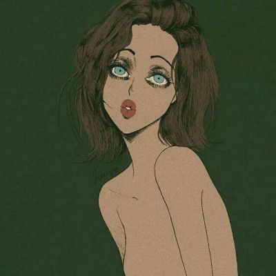 动漫简约女头像_高清简约动漫女生头像图片