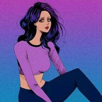 动漫简约女头像_高清简约动漫女生头像图片