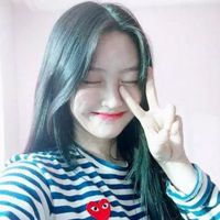 女生蓝色头像小清新 蓝色控