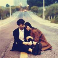 好看复古风格的情侣头像图片