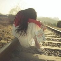 蒙眼女头像 蒙上眼锁上心