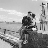 回忆中的黑白双人情侣头像