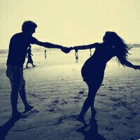 好看复古风格的情侣头像图片