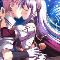 亲吻微信卡通头像