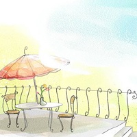 风景画动漫头像 简美小清新风格