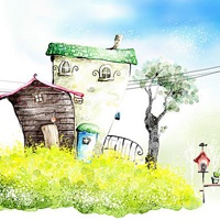 风景画动漫头像 简美小清新风格