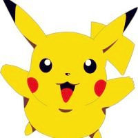 身穿黄色虎纹的电气老鼠皮卡丘