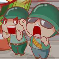 微信头像卡通炮炮兵