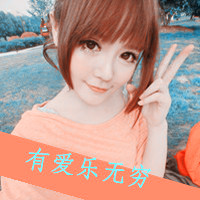 一男一女带字的剪刀手情侣微信头像图片