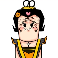 一男一女卡通老人情侣头像