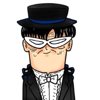 一男一女卡通老人情侣头像