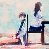 亲吻微信卡通头像