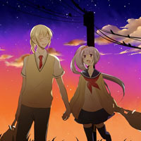 亲吻微信卡通头像