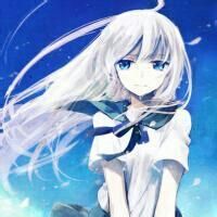 二次元高冷女生头像 希望你能找到更美的风景