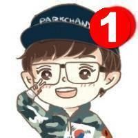 鹿晗卡通强迫症头像 右上角加1