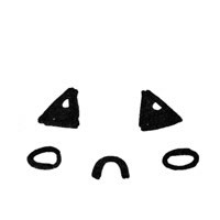 简单线条组成的心情表达喜怒哀乐