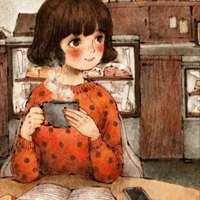 喝咖啡头像女生头像图片大全