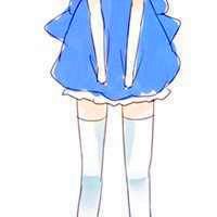 只有腿的日漫女头像