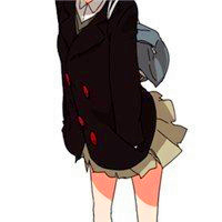 只有腿的日漫女头像