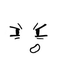 简单线条组成的心情表达喜怒哀乐