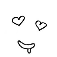 简单线条组成的心情表达喜怒哀乐